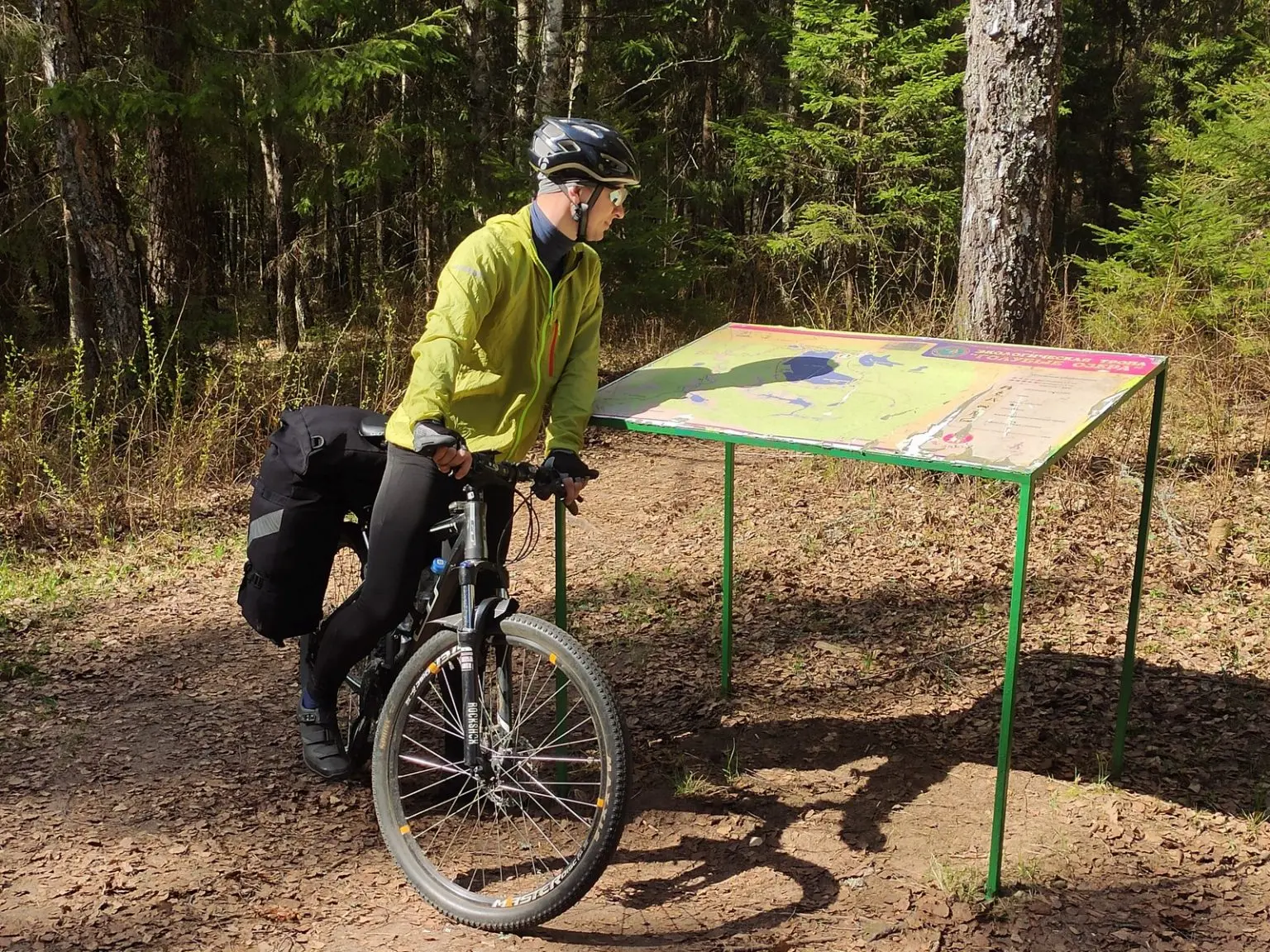 Eco-friendly cycling routes