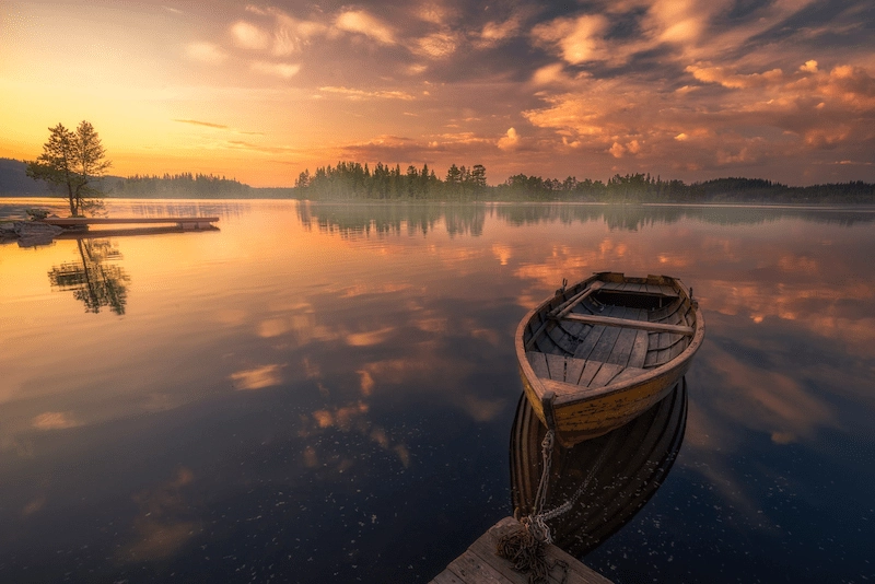 Crystal-clear lakes